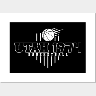 Vintage Pattern Utah Sports Proud Name Classic Posters and Art